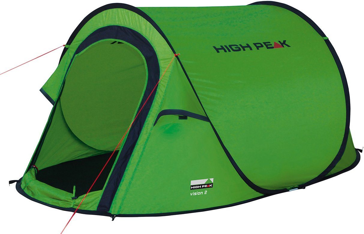 High Peak Wurfzelt Vision 2, Personen: 2 (Set, mit Transporttasche) von High Peak