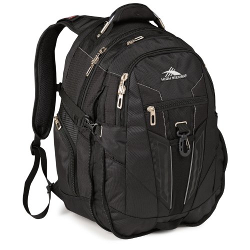 High Sierra Xbt-Business Laptop-Rucksack, Schwarz, Einheitsgröße, Xbt - Business Laptop Rucksack von High Sierra