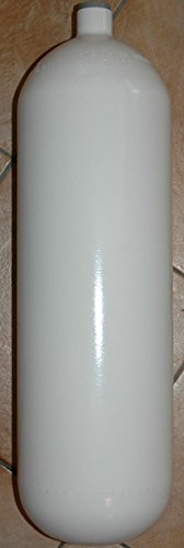 High Tech Diving Stahlflasche/Tauchflasche 12 Liter 230bar ohne Ventil, Durchmesser 171mm lang von High Tech Diving