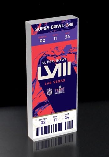 Highland Mint Super Bowl 58 2024 Las Vegas 3D BlocKart Limitierte Auflage von Highland Mint