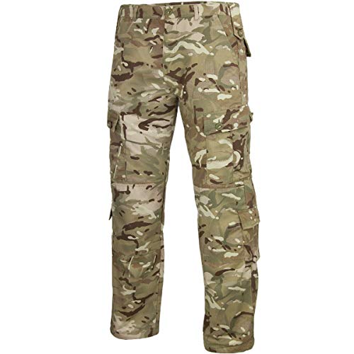 Highlander Herren Elite Ripstop Outdoor Hose, Camouflage, 32 von Highlander