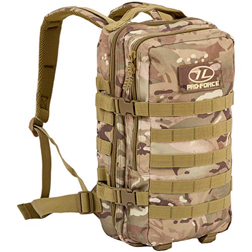 Highlander Militärischer Tactical Assault-Rucksack wasserdichte Recon 20 Liter-Rucksack mit mehreren MOLLE-Befestigungspunkten für zusätzliches Zubehör und Ausrüstung (HMTC) von Highlander