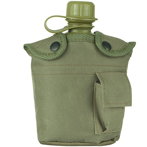 Highlander Patrol Olive Pro-Force Plastic Water Bottle Robuste Feldflasche Trinkflasche, grün, One Size Highlander Patrol Olive Pro-Force Plastic Water Bottle Robuste Feldflasche Trinkflasche, grün, One Size von Highlander