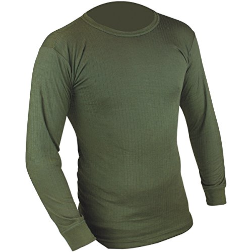 Highlander Thermo-Unterhemd. S Grün (Olivgrün) von Highlander