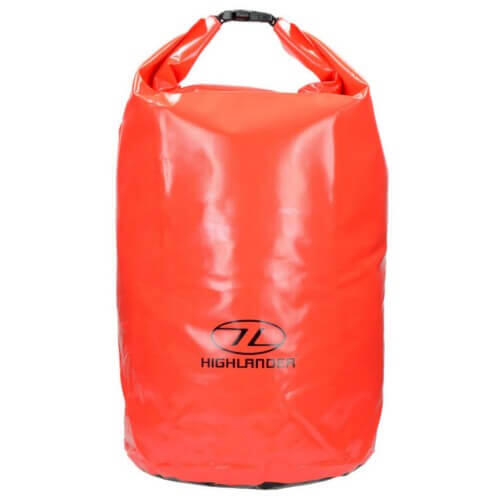 Wasserdichte Tasche Dry bag Tri-Laminate PVC 29 Liter - Orange von Highlander