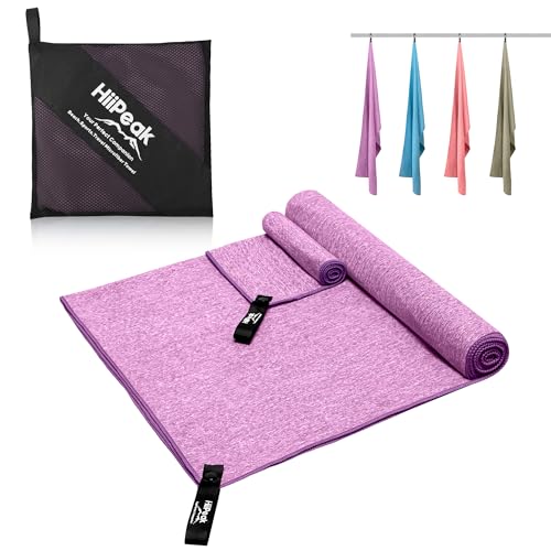 HiiPeak Mikrofaser Handtuch Kompakt und Leicht Microfaser Handtücher Fitness Handtuch Schnelltrocknend microfaser Badetuch Saugfähiges Sporthandtuch Fitnessstudio Schwimm und Gym Handtuch HiiPeak Mikrofaser Handtuch Kompakt und Leicht Microfaser Handtücher Fitness Handtuch Schnelltrocknend microfaser Badetuch Saugfähiges Sporthandtuch Fitnessstudio Schwimm und Gym Handtuch von HiiPeak