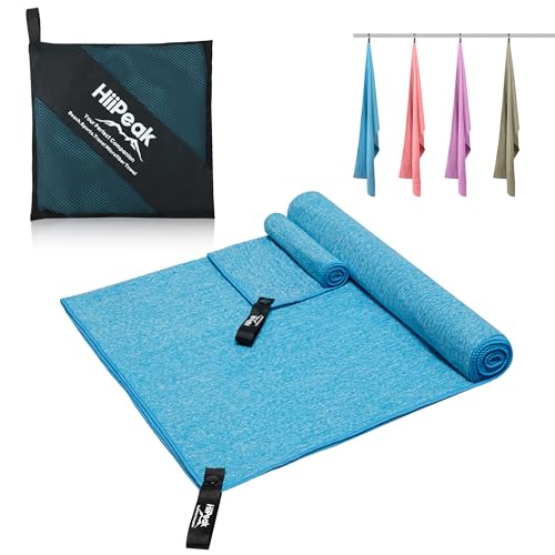 HiiPeak Mikrofaser Handtuch Kompakt und Leicht Microfaser Handtücher Fitness Handtuch Schnelltrocknend microfaser Badetuch Saugfähiges Sporthandtuch Fitnessstudio Schwimm und Gym Handtuch HiiPeak Mikrofaser Handtuch Kompakt und Leicht Microfaser Handtücher Fitness Handtuch Schnelltrocknend microfaser Badetuch Saugfähiges Sporthandtuch Fitnessstudio Schwimm und Gym Handtuch von HiiPeak