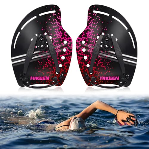 Hikeen Gebogene Schwimm-Handpaddel, Oberkörperstärke, Schwimmtraining, Power-Paddel für Rundenschwimmen, mit verstellbaren Riemen, Schwimm-Handpaddel für Uni-Erwachsene Hikeen Gebogene Schwimm-Handpaddel, Oberkörperstärke, Schwimmtraining, Power-Paddel für Rundenschwimmen, mit verstellbaren Riemen, Schwimm-Handpaddel für Uni-Erwachsene von Hikeen