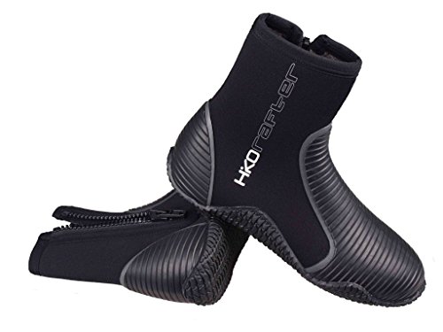 Hiko Neoprenschuh Rafter Hoch warm 5mm Wassersport Kajak Kanu SUP Surfen Rafting, Schuhgrößen:8 von Hiko