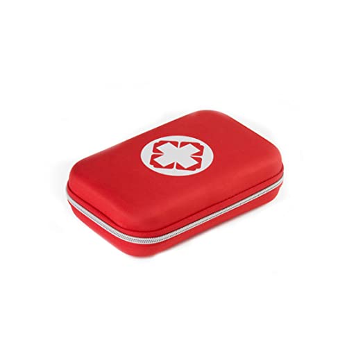 Multifunktionswerkzeuge, Erste Aid Beutelbox tragbare medizinische Box Überlebensmedizin Pillen Tasche für Heimfahrt Fahrt Außenreisen Safe Mini Notfall Box 1 PC (rot) von Hilai
