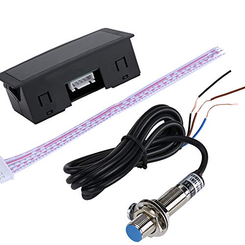 Drehzahlmesser, 12V 4-stellige, Prüfgeräte und Detektoren Digitale Fahrtenschreiber LED-Anzeige Drehzahlmesser Motor Drehzahlmesser + Hall Switch Sensor NPN Drehzahlmesser, 12V 4-stellige, Prüfgeräte und Detektoren Digitale Fahrtenschreiber LED-Anzeige Drehzahlmesser Motor Drehzahlmesser + Hall Switch Sensor NPN von Hilitand