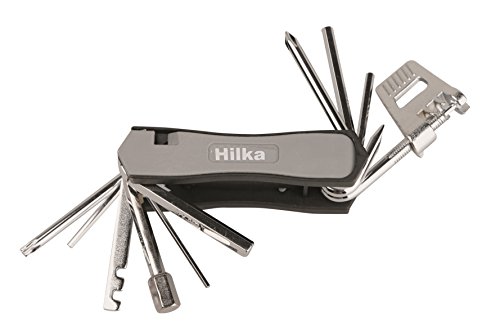 Hilka Tools 13 in 1 Bicycle Repair 13-in-1 Fahrradreparatur-Set, schwarz/Silber, Größe S Hilka Tools 13 in 1 Bicycle Repair 13-in-1 Fahrradreparatur-Set, schwarz/Silber, Größe S von Hilka