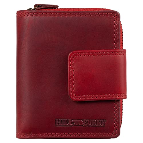 Hill Burry Geldbörse - Unisex | Echtes Leder | Robuste Verarbeitung und hervorragendes Handling | Professionelles Portemonnaie | Viele Fächer 5026 Red Hill Burry Geldbörse - Unisex | Echtes Leder | Robuste Verarbeitung und hervorragendes Handling | Professionelles Portemonnaie | Viele Fächer 5026 Red von Hill Burry
