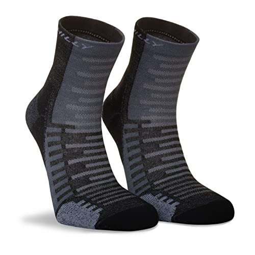 Hilly Aktiv – Fußkettchen – min Laufsocken, schwarz/grau, M von Hilly