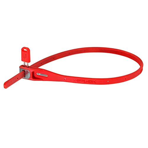 Hiplok Z LOK Twin Pack, Multifunktions-Sicherheitsband, Unisex, RED, 40cm Schließumfang von Hiplok