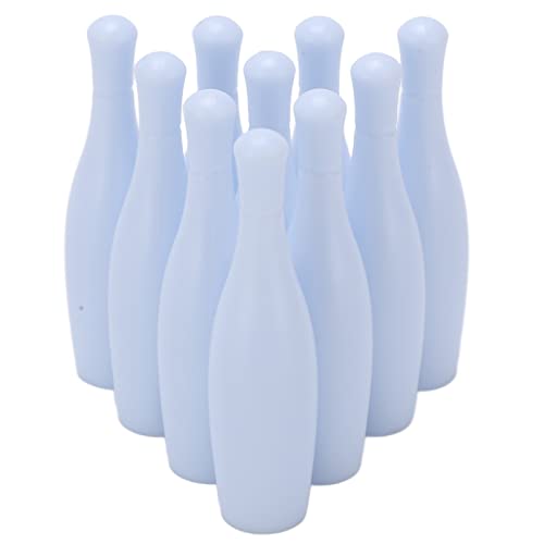 Hiraith 10-teiliges -Mini-Bowlingkugel-Set, Robustes Lernspielzeug aus Kunststoff Als Hommage an, Indoor-Outdoor-Spiele mit Leicht zu Reinigendem Design von Hiraith