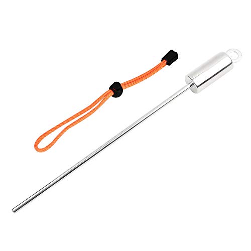 Scuba Diving Point Rod Bunter Edelstahl-Tauchgeräuschmacher mit Lanyard (Wird mit orangefarbenem Armband geliefert) von Hiraith