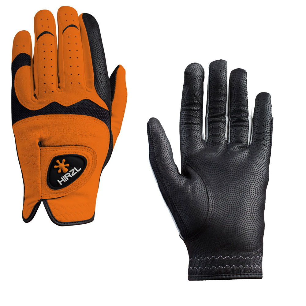 'Hirzl Hybrid Plus+ Herren Golfhandschuh orange/sch' 'Hirzl Hybrid Plus+ Herren Golfhandschuh orange/sch' von Hirzl