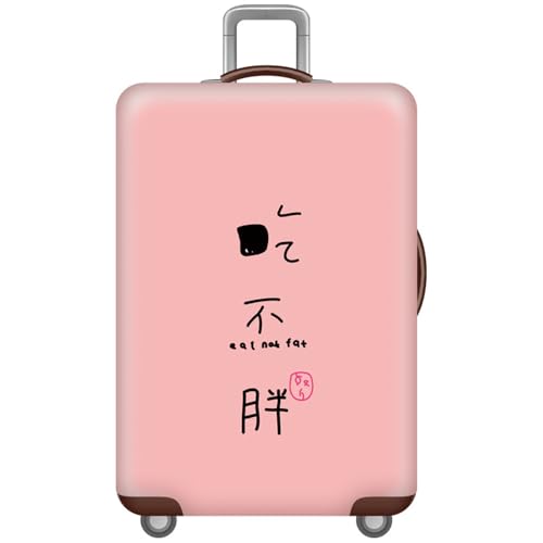 Hiseng Kofferhülle Elastisch 18-32 Zoll 2024 Kofferschutzhülle Waschbar Gepäck Cover Reisekoffer Hülle Kofferschutz Luggage Cover (Rosa,S (18–21 Zoll)) von Hiseng