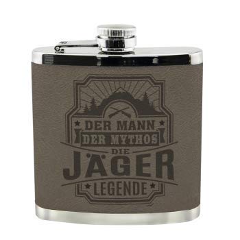 History & Heraldry Echter Kerl Flachmann Bester Jäger - individuell und personalisiert mit Gravur, Name und Spruch History & Heraldry Echter Kerl Flachmann Bester Jäger - individuell und personalisiert mit Gravur, Name und Spruch von History & Heraldry
