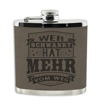 History & Heraldry Echter Kerl Flachmann Wer schwankt.. - individuell und personalisiert mit Gravur, Name und Spruch History & Heraldry Echter Kerl Flachmann Wer schwankt.. - individuell und personalisiert mit Gravur, Name und Spruch von History & Heraldry