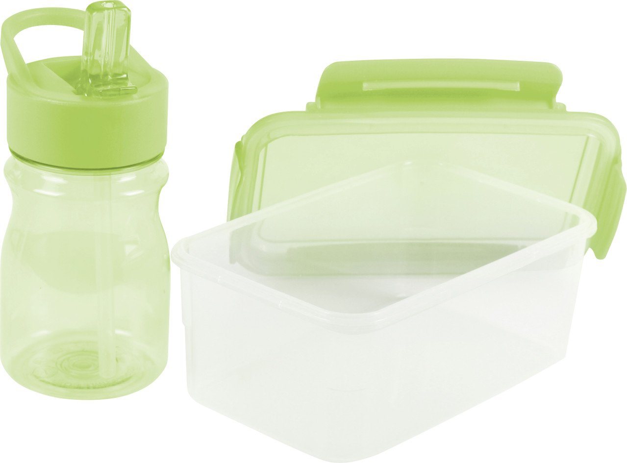 Trend Line Vorratsdose Lunchboxen-Set Chill Brotdose mit Trinkflasche, Kunststoff von Trend Line