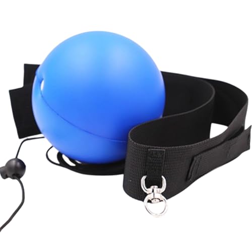 Box-Reflex-Ball, Box-Reflexball-Stirnband, interaktives Boxball-Integrationsset, Boxtrainingszubehör, Boxausrüstung, einfach zu bedienen, tragbar für Erwachsene und Kinder von Hjatirace