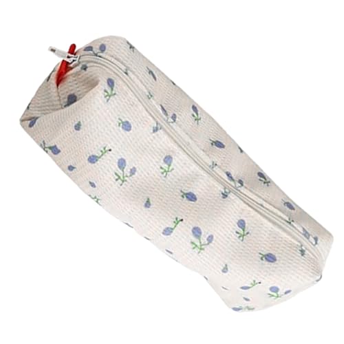 Federmäppchen mit Blumenmuster, Kosmetiktasche, niedliches Federmäppchen, Make-up-Organizer, Stifte-Schreibwaren-Tasche, Mehrzweck-Bleistifttasche mit Blumen-Design für Mädchen, blau, Refer to Federmäppchen mit Blumenmuster, Kosmetiktasche, niedliches Federmäppchen, Make-up-Organizer, Stifte-Schreibwaren-Tasche, Mehrzweck-Bleistifttasche mit Blumen-Design für Mädchen, blau, Refer to von Hjatirace