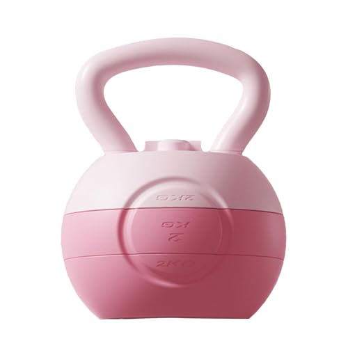 Krafttraining Kettlebells, Grip Strength Kettlebell, Fitness Soft Strength Training, Versatile Hantel Gewichte, Training Einstellbare Kettlebells, Einfach zu bedienen, Tragbar für Männer Frauen von Hjatirace