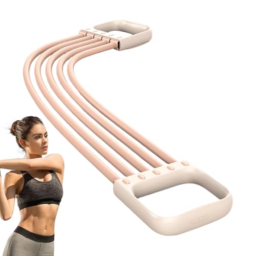 Hlagmix Brust-Expander für Damen, Widerstandstrainer, verstellbarer Muskeltrainer, für Griff-, Arm-, Brust-, Rückentraining von Hlagmix