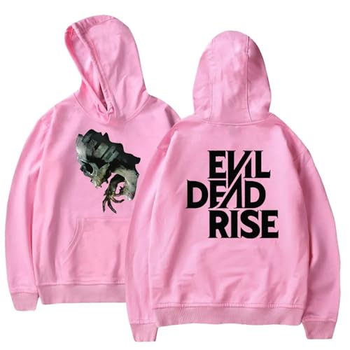 Evil Dead Rise Kapuzenpullover Rundhalspullover Mode Lose Langarm Top Hip Hop Casual Plus Size Pullover Herren Damen Sportswear Fanbekleidung-Black||XS von Hnswxw