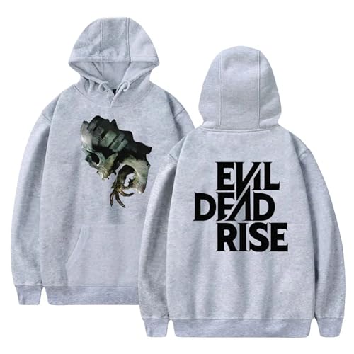 Evil Dead Rise Kapuzenpullover Rundhalspullover Mode Lose Langarm Top Hip Hop Casual Plus Size Pullover Herren Damen Sportswear Fanbekleidung-Black||XS von Hnswxw