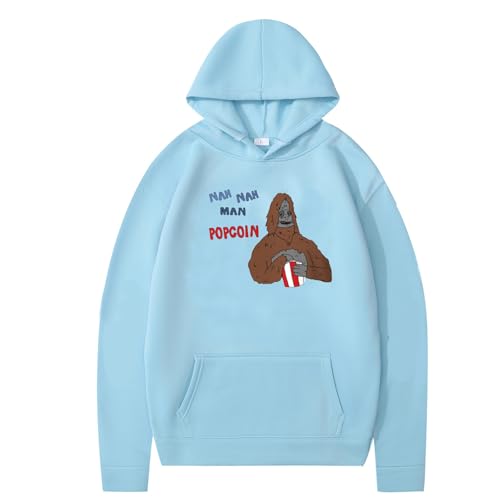 Hnswxw The Big LEZ Show Kapuzenpullover Rundhalspullover Anime-Druck Kapuzenpullover The Sasquatch Langärmelige Sweatshirts Lässig Übergröße Lockeres Oberteil Modischer Und Süßer Pullover-Blue||4XL von Hnswxw