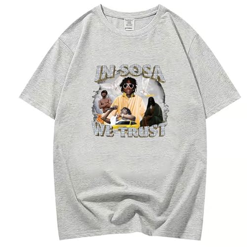 Rapper Chief Keef T-Shirt Rundhals Kurzarm Tops Herren Damen Mode Hip Hop Streetwear Vintage T-Shirt Lose Plus Size Pullover Herren Sportshirt-Black||XS von Hnswxw