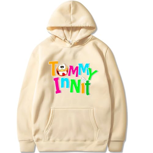 TommyInnit Hoodie Mode Lose Langarm Kapuzenpullover Herren Und Damen Casual Herbst Pullover Streetwear Paar Sportbekleidung-Black||XS von Hnswxw