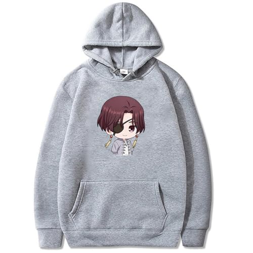 Wind Breaker Hoodie Anime Print Kapuzenpullover Süßer Und Lustiger Pullover Mode Lässig Plus Size Langarm Top Streetwear Herren Und Damen Sportbekleidung-Black||XS von Hnswxw