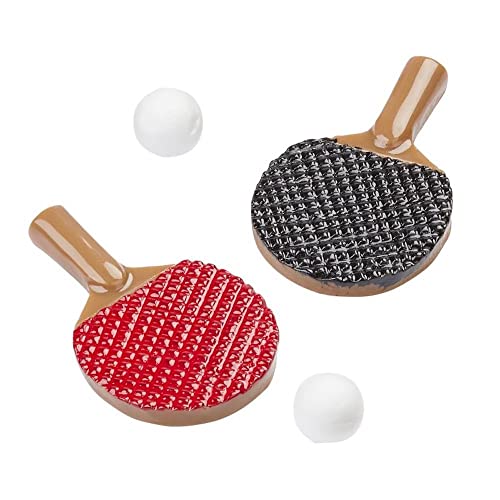 Miniatur Tischtennisschläger mit 2 Bällen, 2x0,2x3,2cm, 1 Paar Hobbyfun Miniatur Tischtennisschläger mit 2 Bällen, 2x0,2x3,2cm, 1 Paar Hobbyfun von Hobbyfun