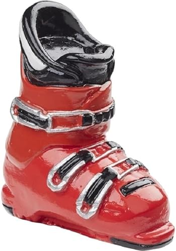 Skistiefel, ca. 4 cm, rot von Hobbyfun