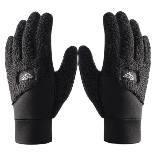 Hobngmuc Winterhandschuhe für Damen,wasserdichte Winterhandschuhe Damen,Warme Handschuhe für kaltes Wetter | Liner Warm gepolsterte Ski-Schneehandschuhe Handwärmer zum Wandern, Laufen, Radfahren von Hobngmuc