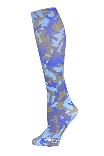 Hocsocx - Innensocken – Unter-Schienbeinschoner – Hockey Fußball Skisport Reitsport - Blue Camo, L von Hocsocx