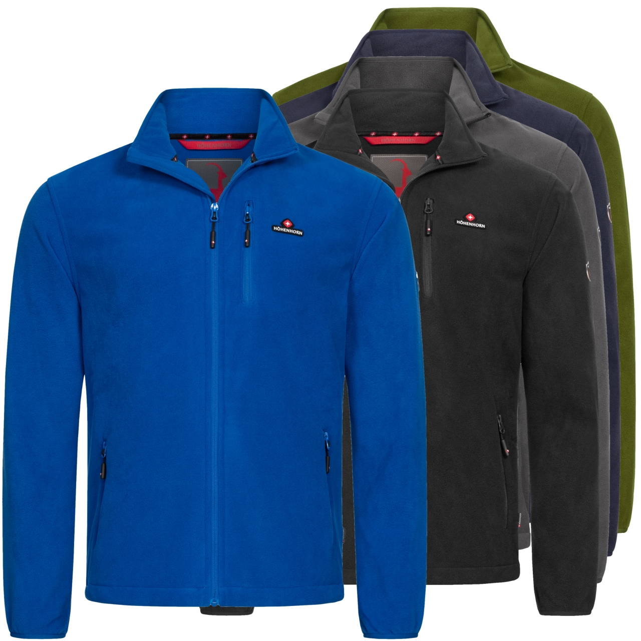 Höhenhorn Eigler Herren Fleece Jacke Full Zip L Blau Höhenhorn Eigler Herren Fleece Jacke Full Zip L Blau von Höhenhorn