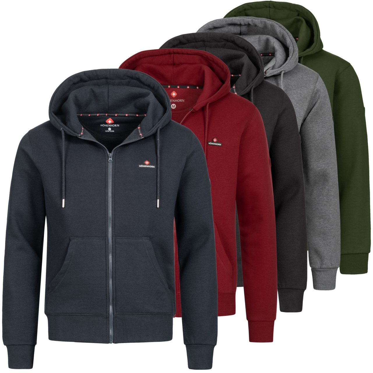 Höhenhorn Katan Herren Hoodie Pullover Sweatshirt Kapuzenpullover S Dunkelblau von Höhenhorn