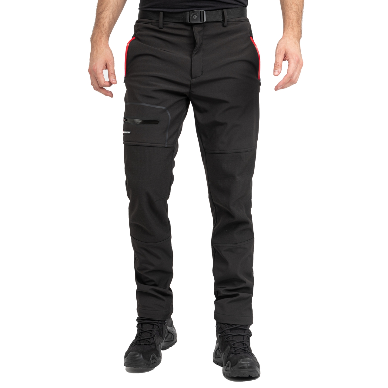 Höhenhorn Trekmaster Herren Wanderhose Softshellhose Outdoorhose Gefüttert Sn... M Schwarz von Höhenhorn