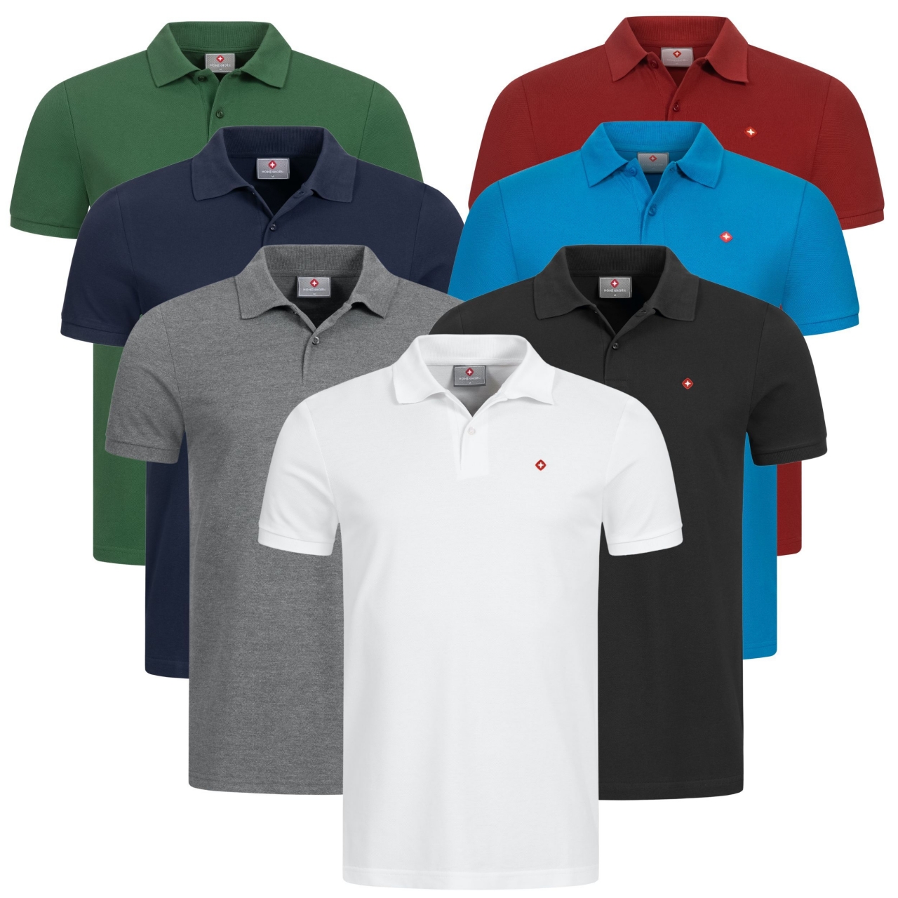 Höhenhorn Waliss Herren PoloShirt Polohemd Regular Fit 3XL Dunkelblau von Höhenhorn