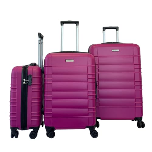 Hoffmanns Kofferset 3-teilig - XXL 76x52x30cm - Travelstar Pink von Hoffmanns
