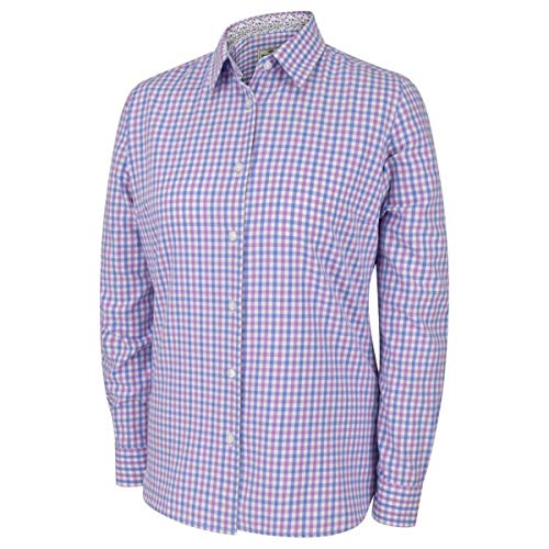 Hoggs of Fife Becky Ii Damen-Baumwoll-Shirt - Rosa Blau Hoggs of Fife Becky Ii Damen-Baumwoll-Shirt - Rosa Blau von Hoggs of Fife