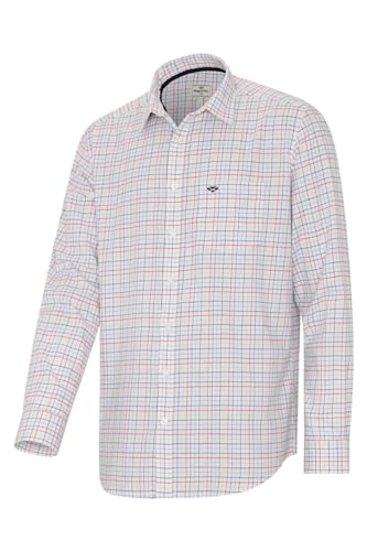 Hoggs of Fife Callum Country Check Shirt REDBLUE Check von Hoggs of Fife