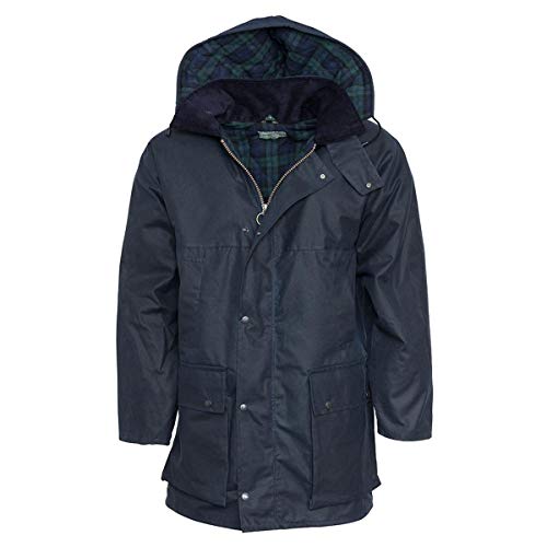 Hoggs of Fife Padded Gewachste Jacke Navy Hoggs of Fife Padded Gewachste Jacke Navy von Hoggs of Fife