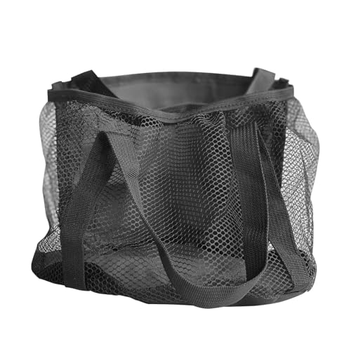 Hogvinnatil Single Ball Bowling -Beutel, Single Bowling Ballbeutel, Mesh -Tasche Bowlingkugelhalter Griff, Sportspeicher im Freien in Mesh Anti-Scrining-Tasche für Frauen, Männer, Männer von Hogvinnatil