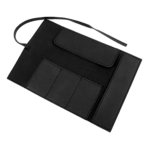 Hohopeti Handtasche Teenager-federmäppchen Für Erwachsene Bleistiftbehälter Schreibwarenhalter Pinselhalter Make-up-Tasche Mit Pinsel-Organizer Federmäppchen Schwarz Steht Black Pu von Hohopeti